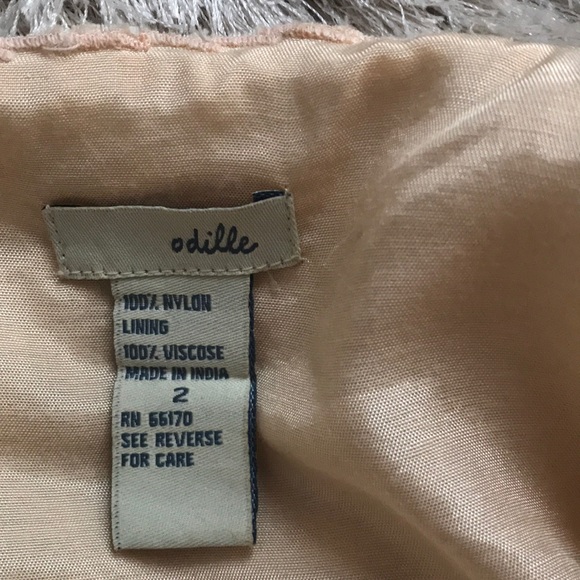 ANTHROPOLOGIE Cream/Tan 1920’s Midi Dress - Picture 8 of 8